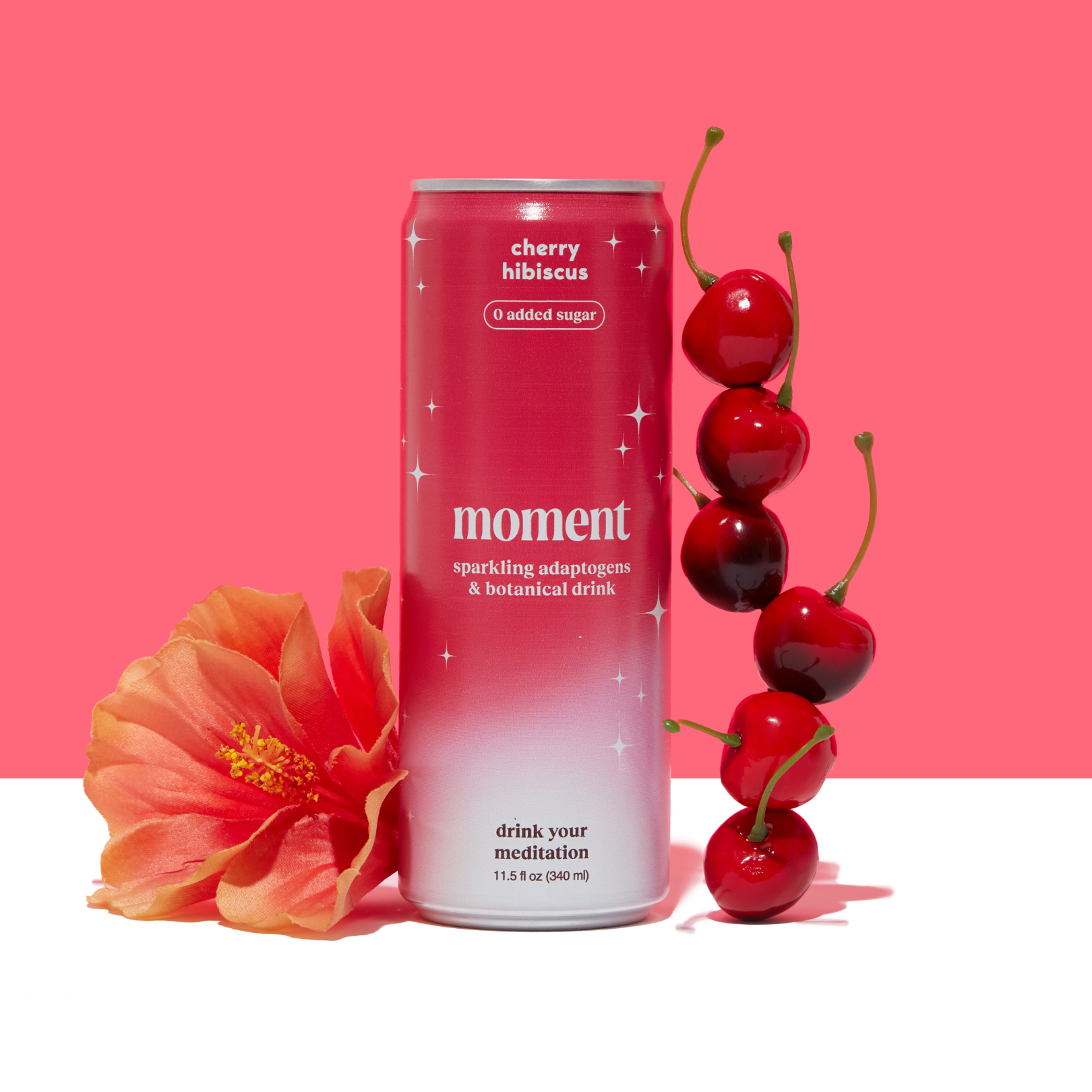cherry hibiscus (sparkling mocktail | 24 pack)
