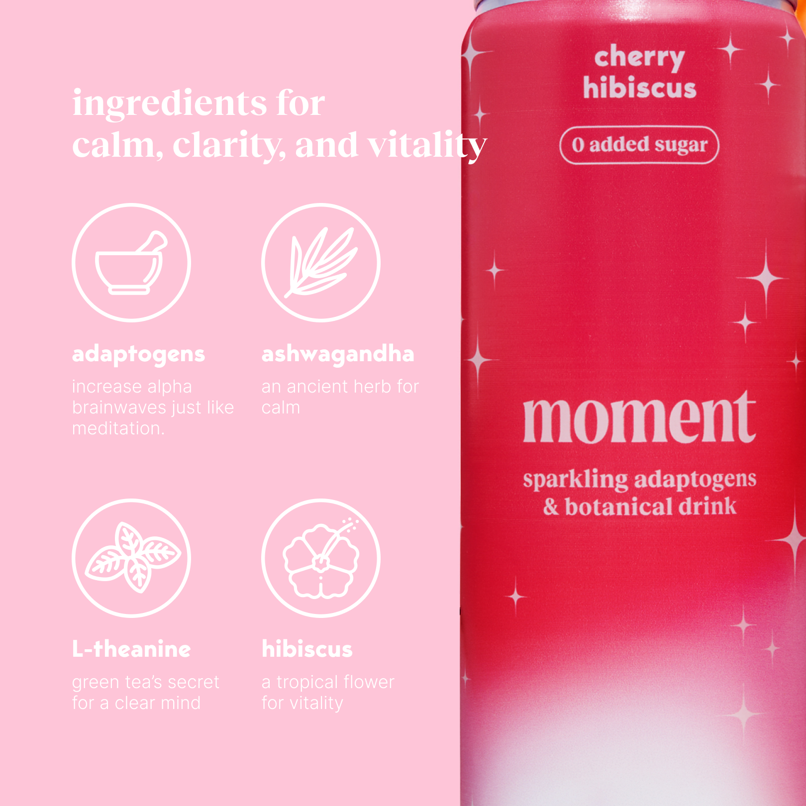 cherry hibiscus (sparkling mocktail | 24 pack)