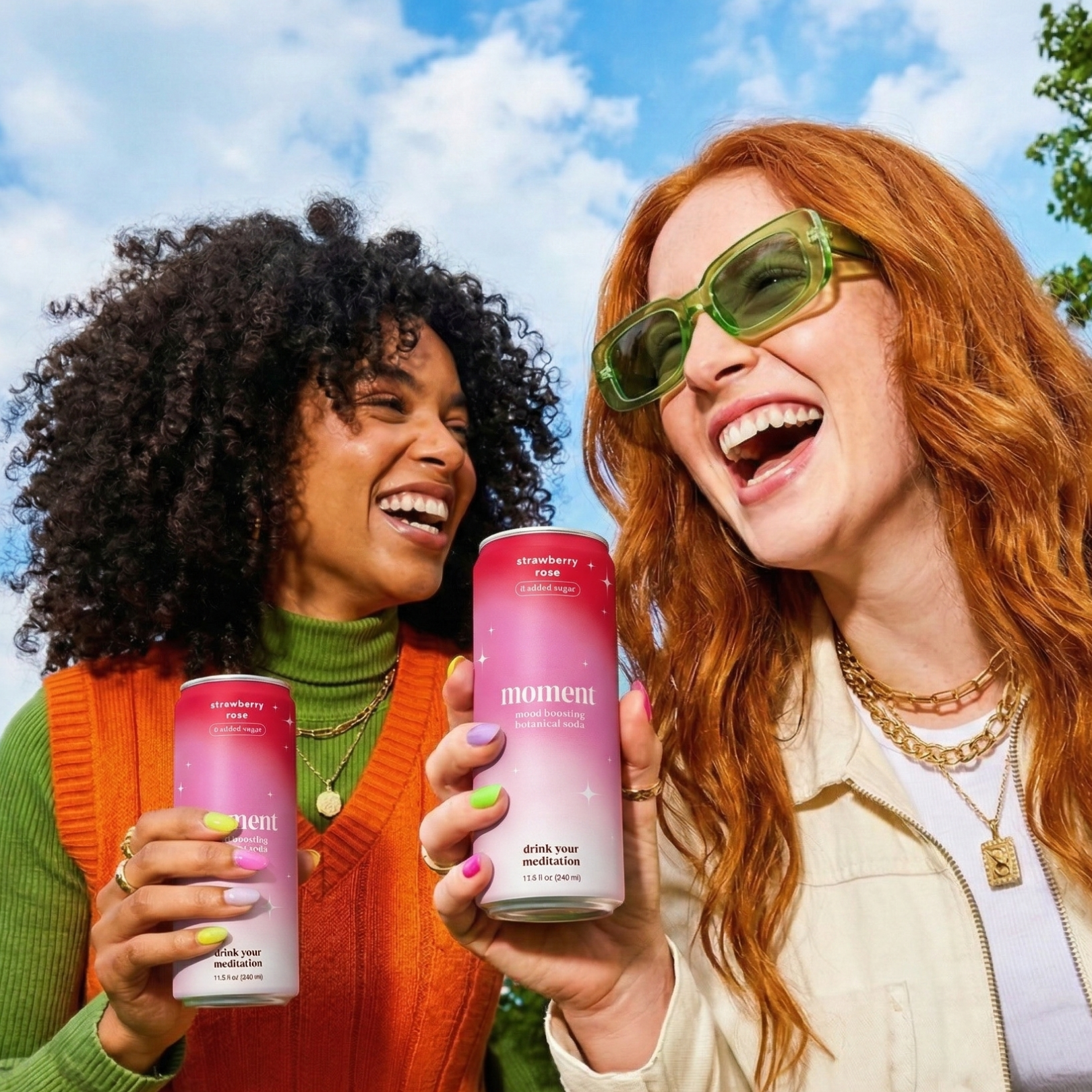 strawberry rose (botanical soda | 12 pack)