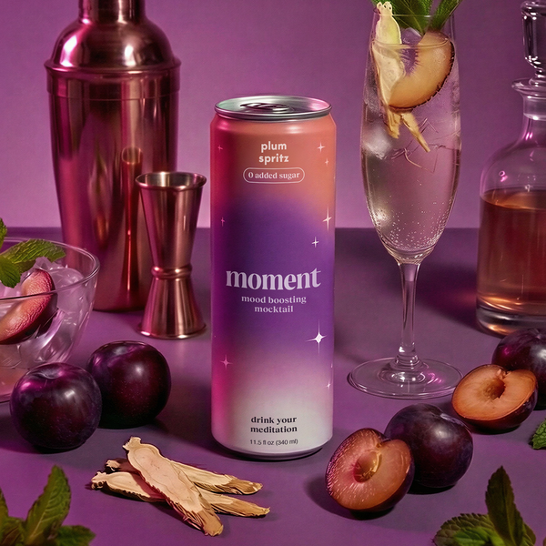 Plum Ginseng Adaptogen Drink [12 Pack] - DrinkMoment.com