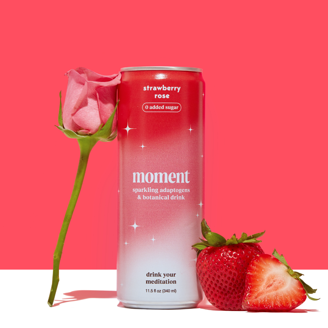 Strawberry rose adaptogen drink (24 pack)