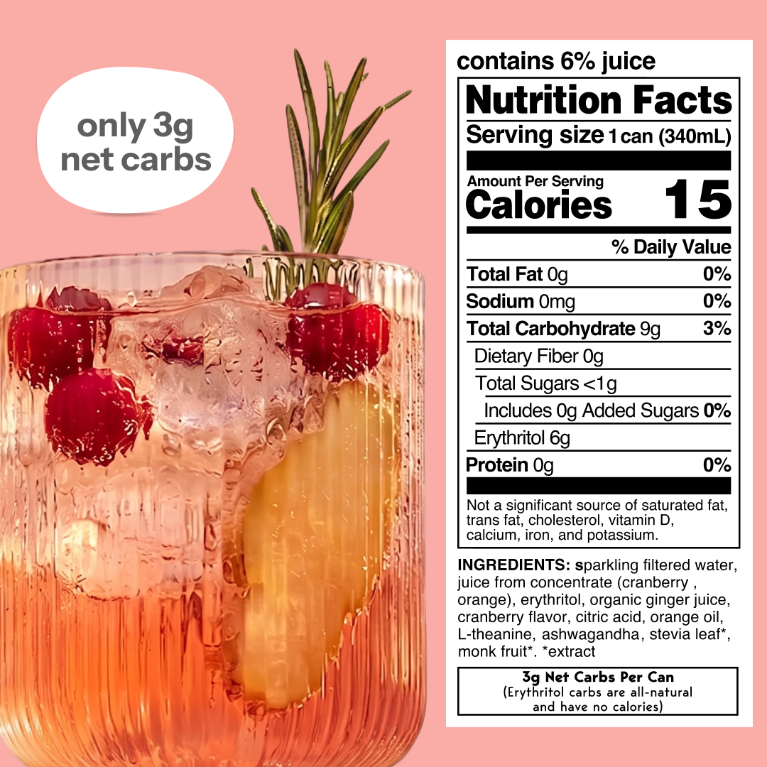 cranberry ginger (24 Pack)