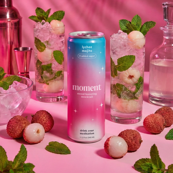 lychee mojito (sparkling mocktail | 12 pack)