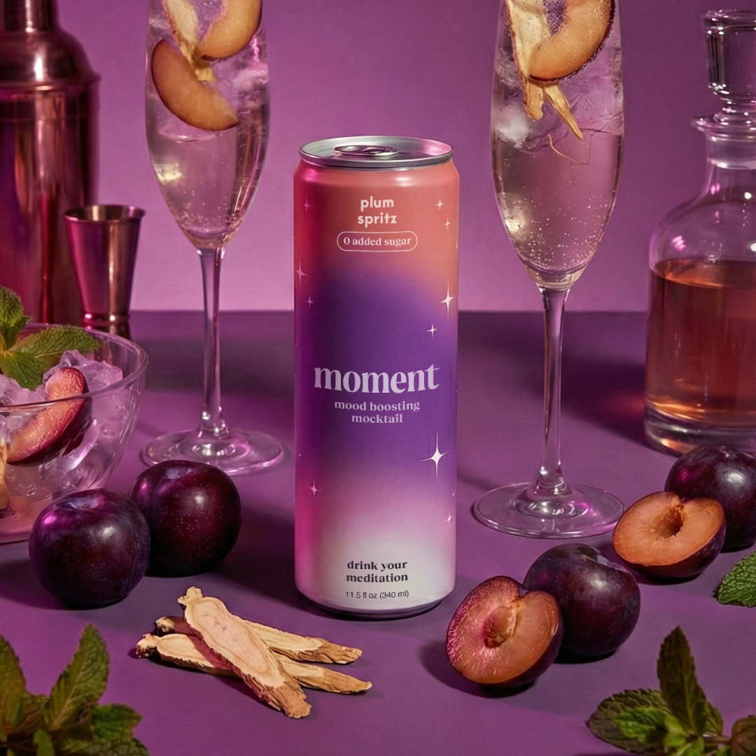 plum spritz (sparkling mocktail | 12 pack)