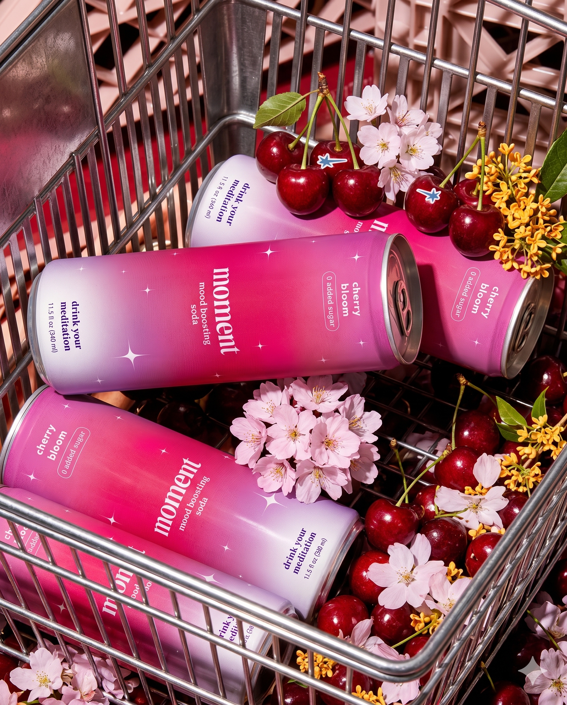 cherry bloom (sparkling mocktail | 12 pack)