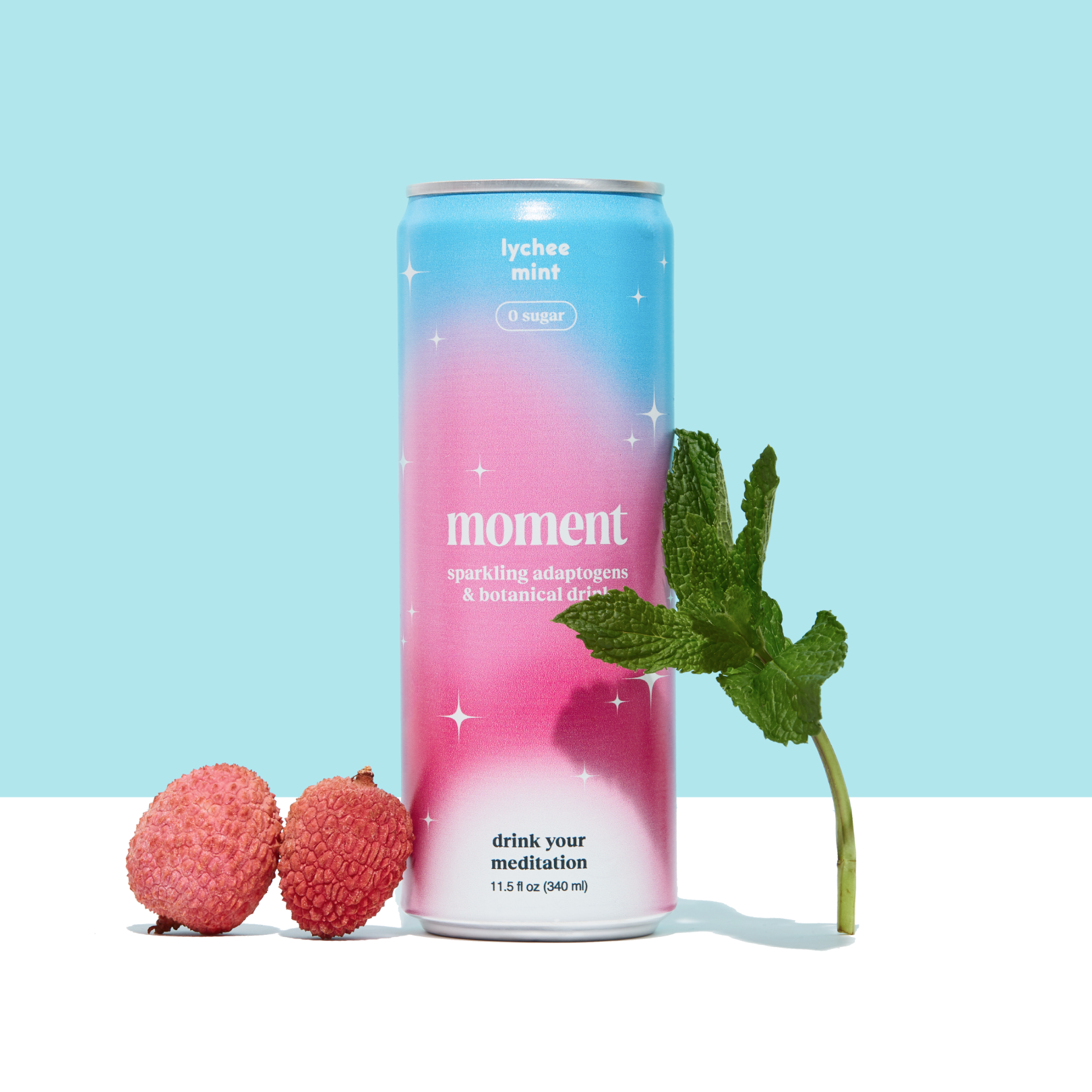 lychee mint (sparkling mocktail | 12 pack)