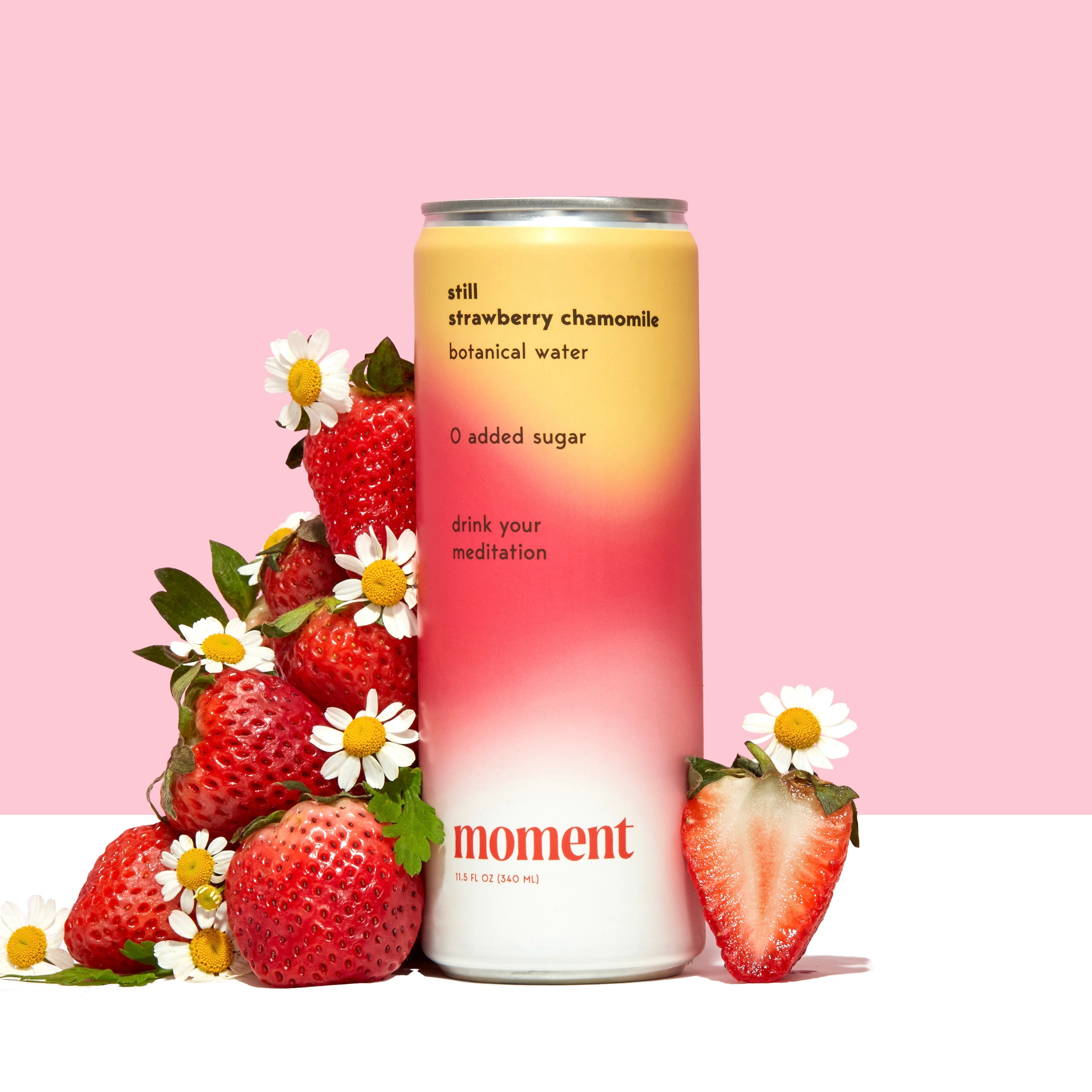 strawberry chamomile adaptogen drink (12 pack)