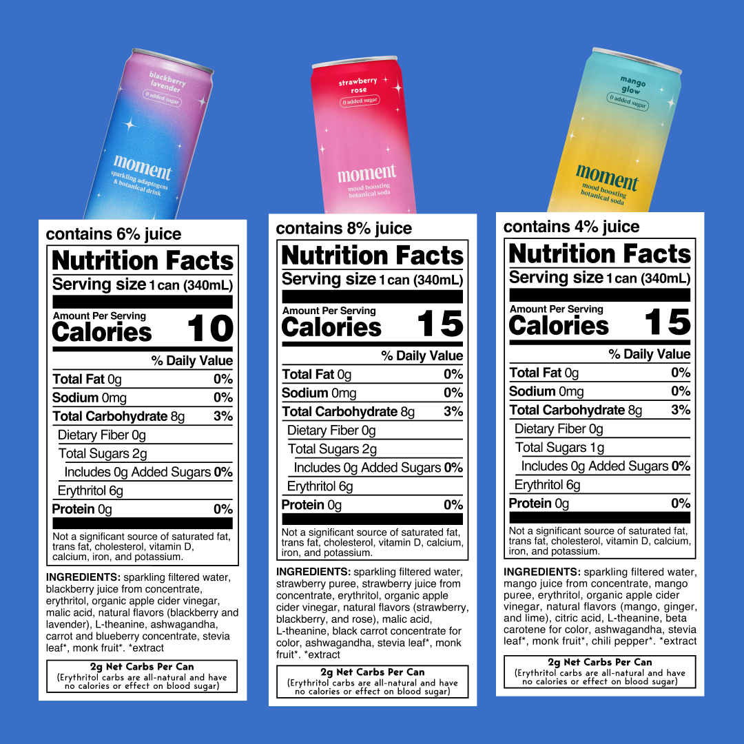 mood-boosting soda variety (botanical soda | 18 pack)