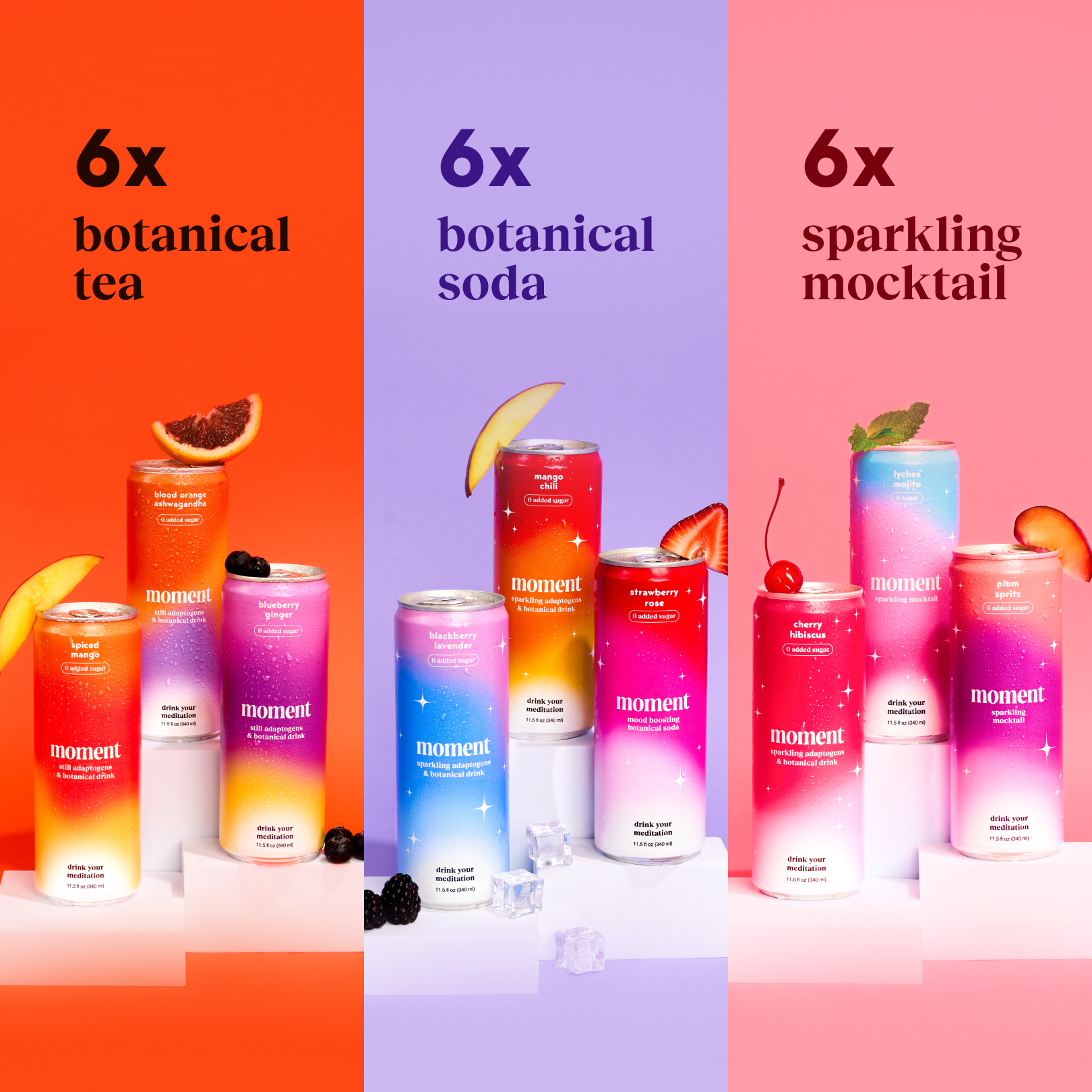 bestsellers (sparkling & still mocktail | 18 pack)